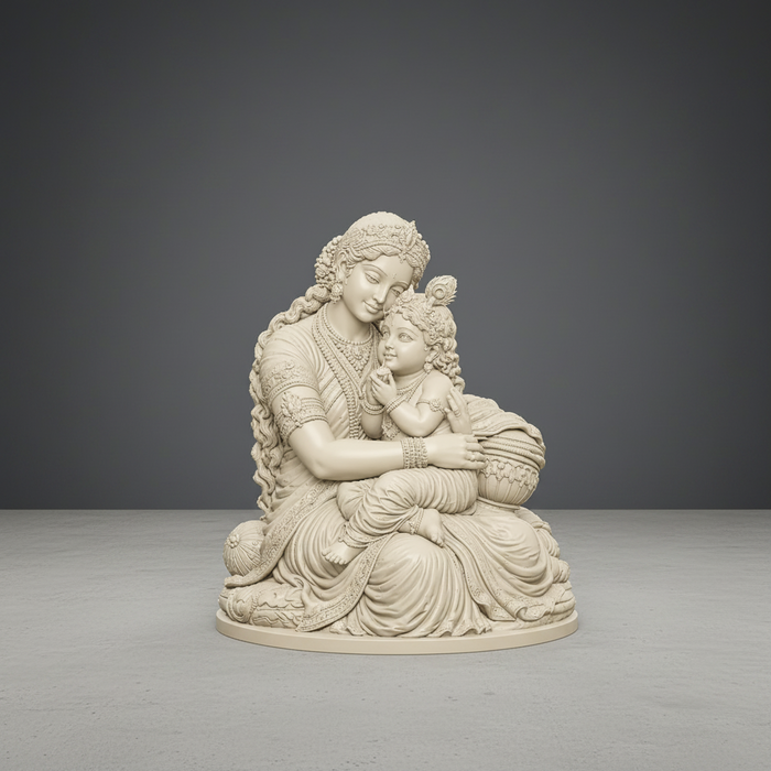 Bal Gopal with Yashoda Maiya Figurine