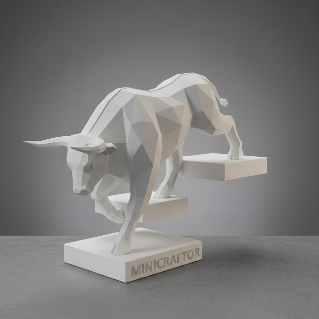 Charging Bull  Premium Matte Figurine