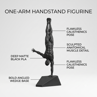 Calisthenics Man — One-Arm Handstand Premium Figurine