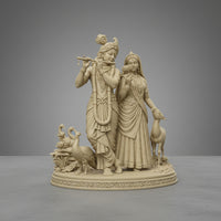 Radha Krishna Glow in Dark Sculpture – Divine Couple