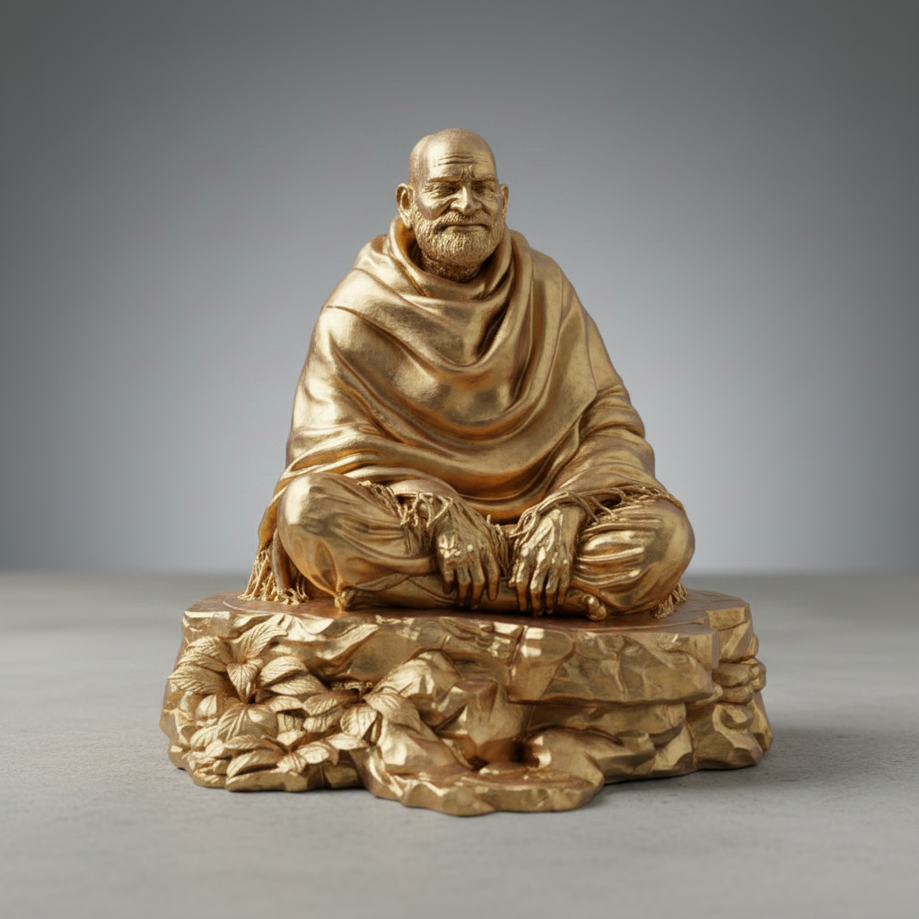 neem-karoli-baba-golden-statue-maharaj-ji-collectible-mini-craftor