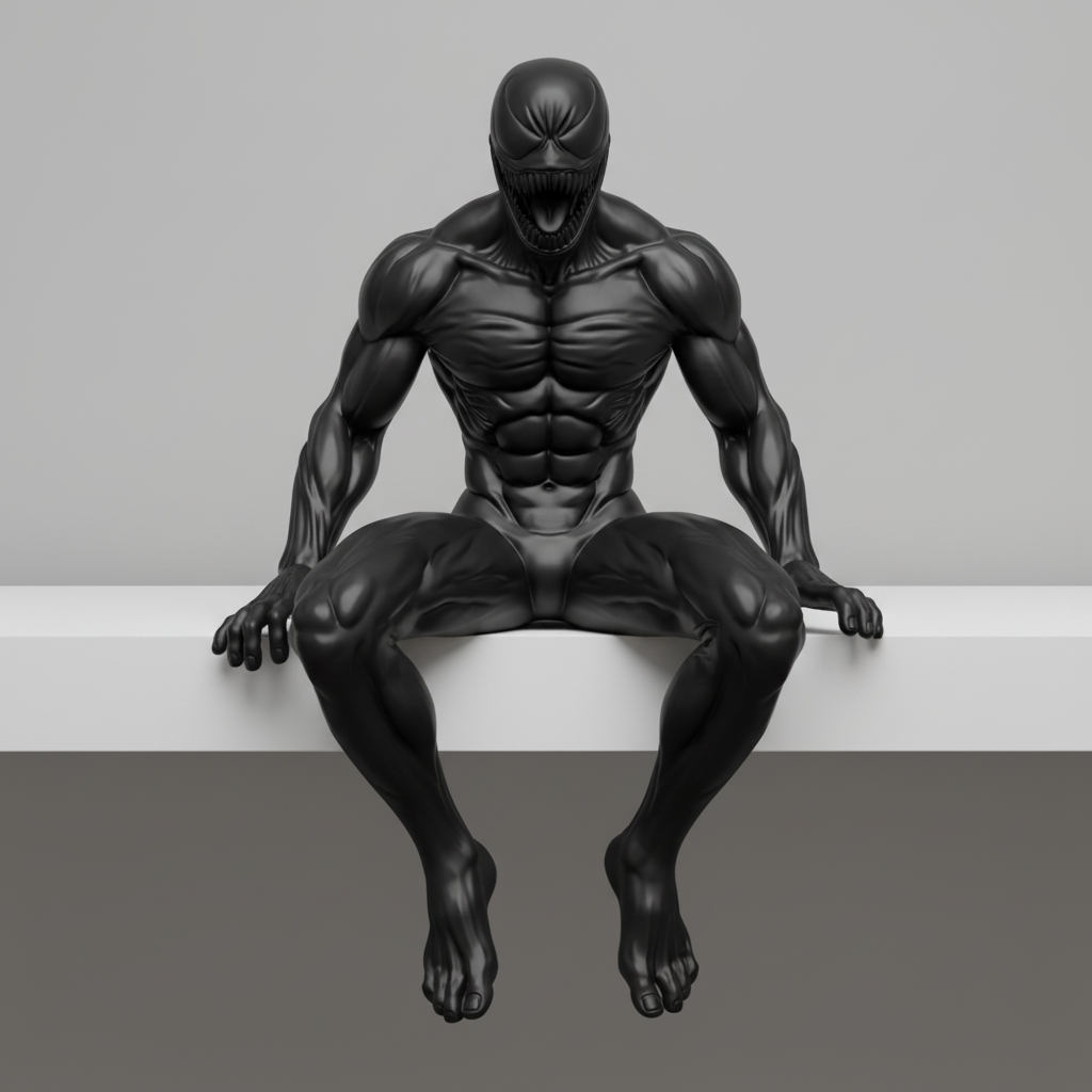 Venom Edge Sitter Figurine