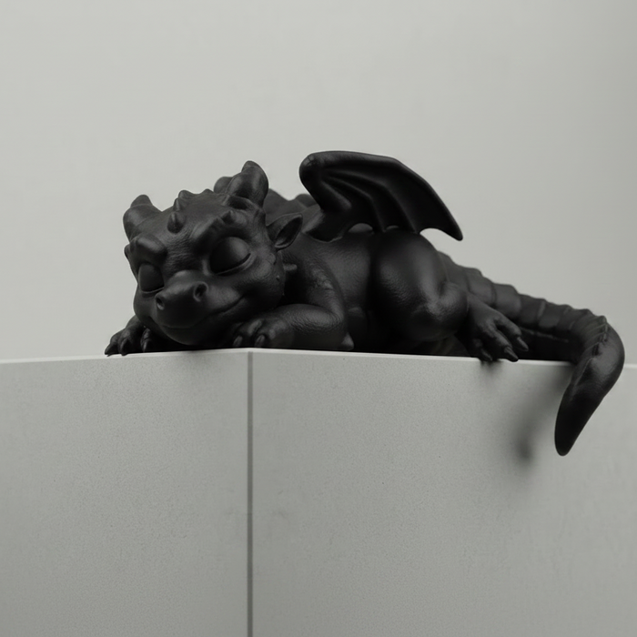 Black Baby Dragon Edge Sitter