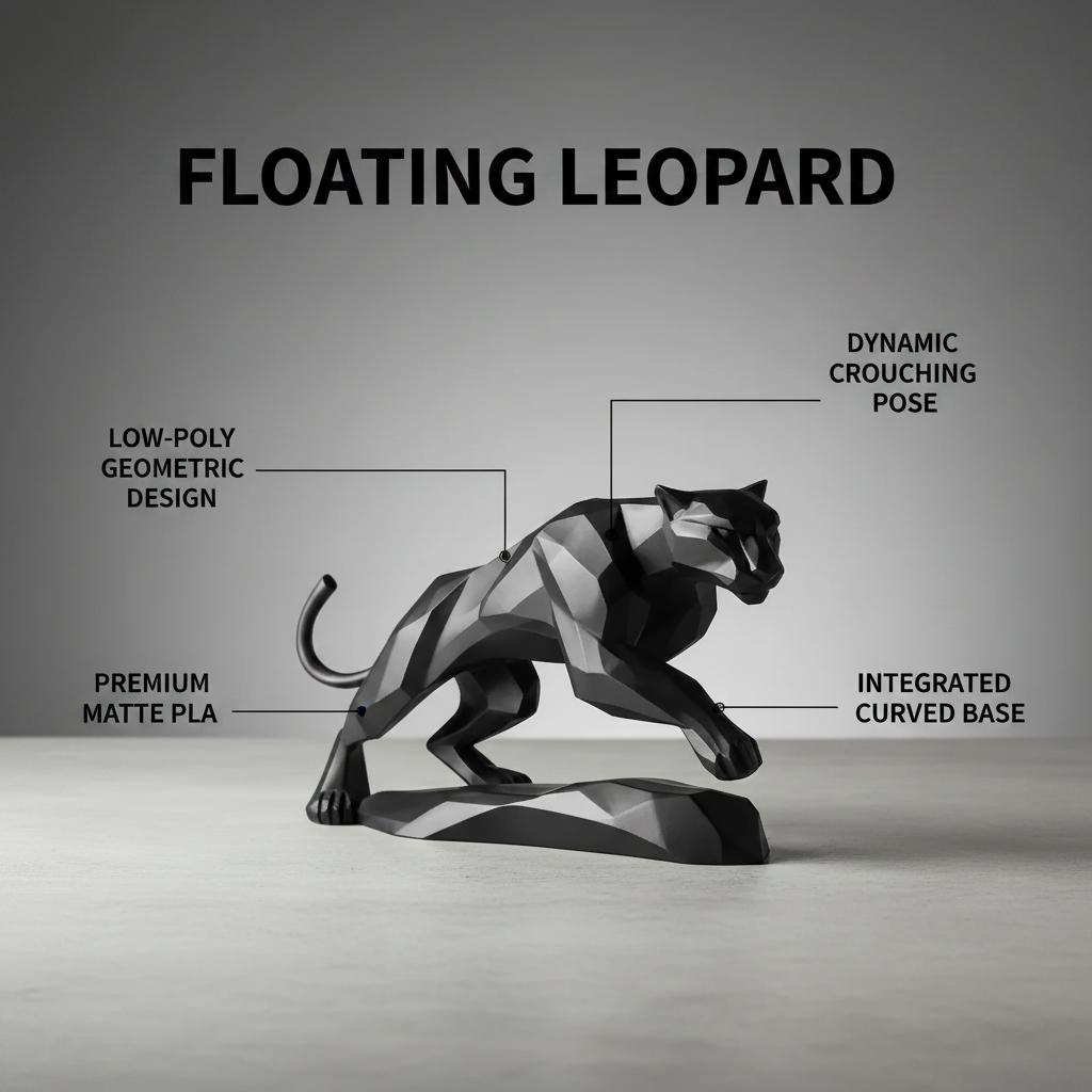 Floating Leopard Infographic