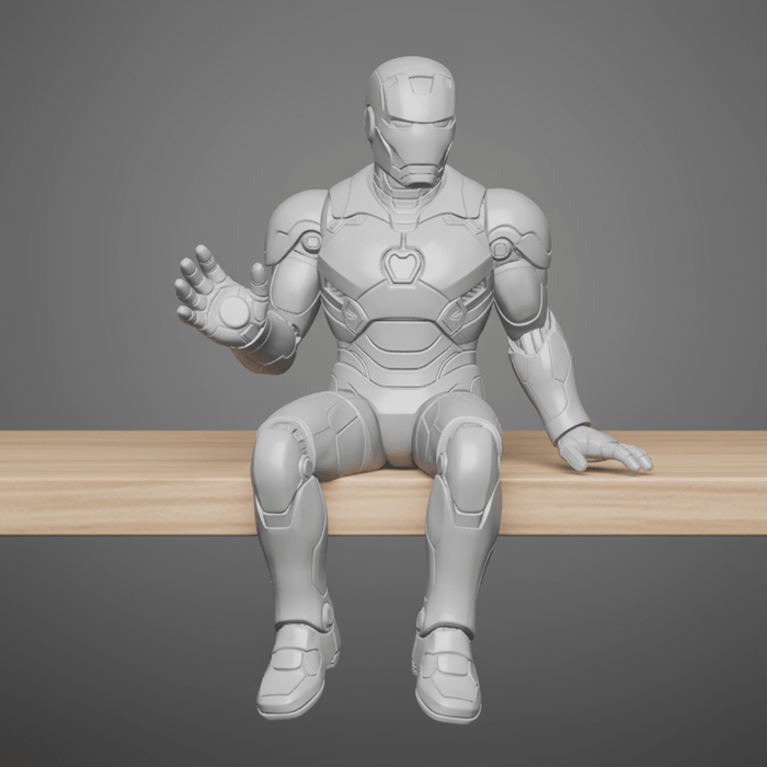 Iron Man Edge Sitter Figurine - Mini craftor