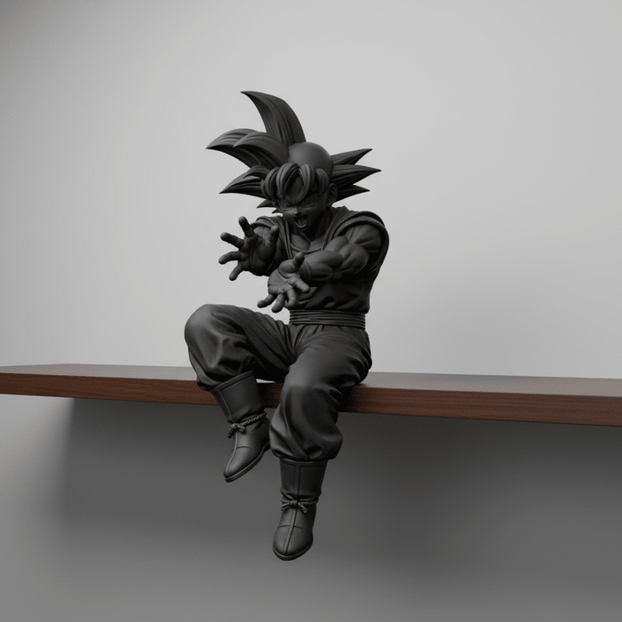 Matte Black Goku Edge Sitter - Mini craftor