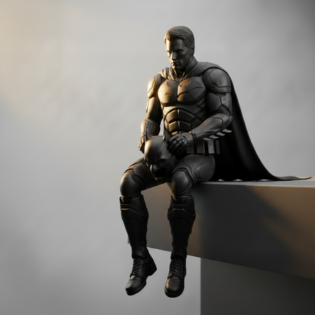 Sitting Batman - The Dark Knight Edge Sitter