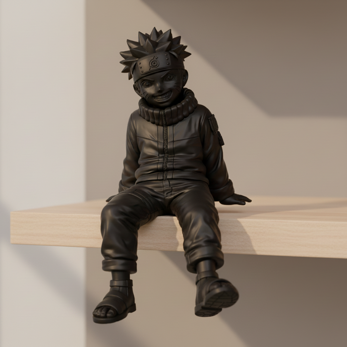 Naruto matte-black product image with subtle highlights