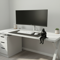 Single small Darth Vader edge sitter on a gaming desk