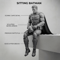 Sitting Batman - The Dark Knight Edge Sitter - Mini craftor