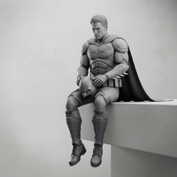 Sitting Batman - The Dark Knight Edge Sitter - Mini craftor