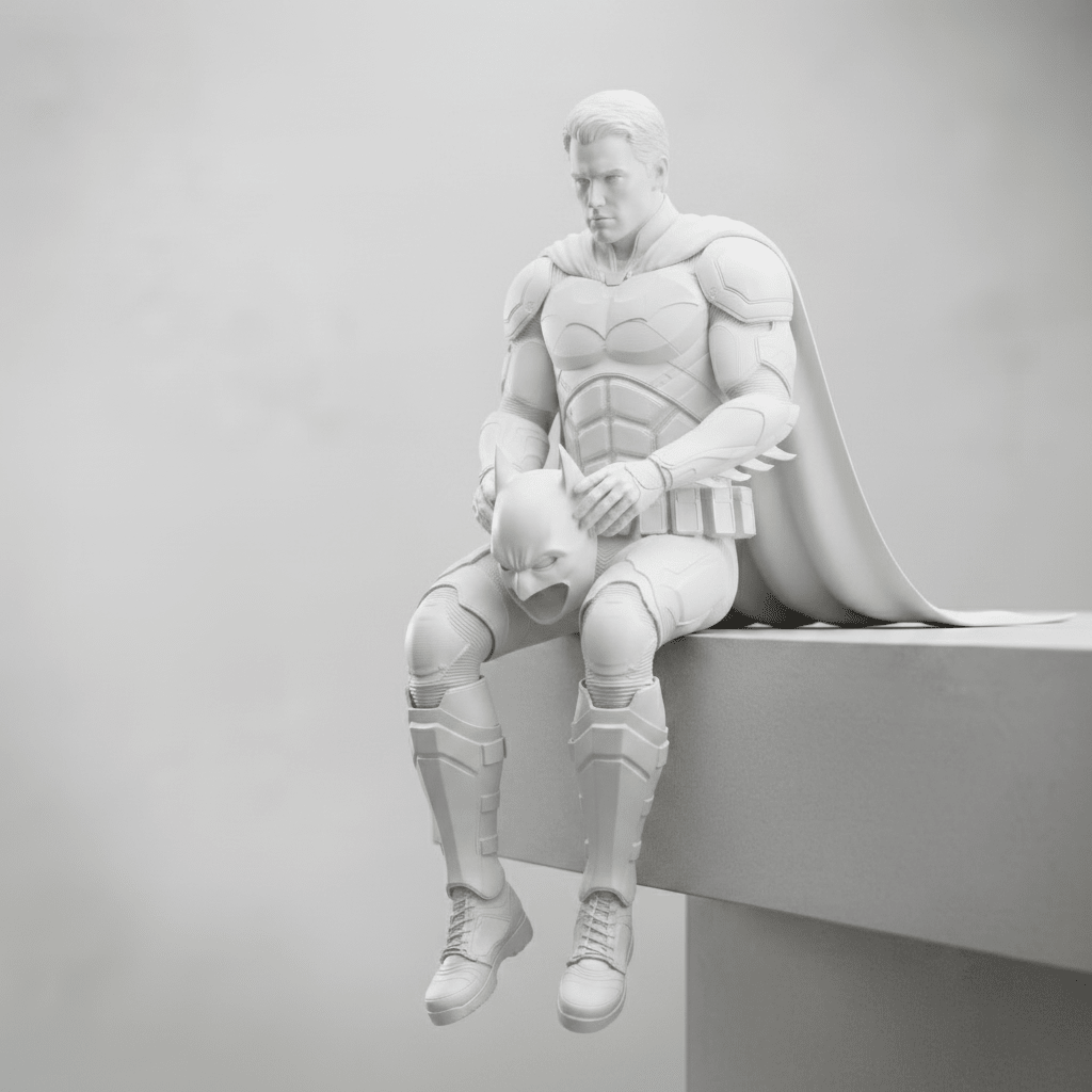 Sitting Batman - The Dark Knight Edge Sitter - Mini craftor