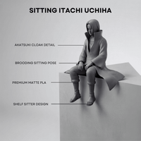 Sitting Itachi Uchiha - Shelf Sitter - Mini craftor
