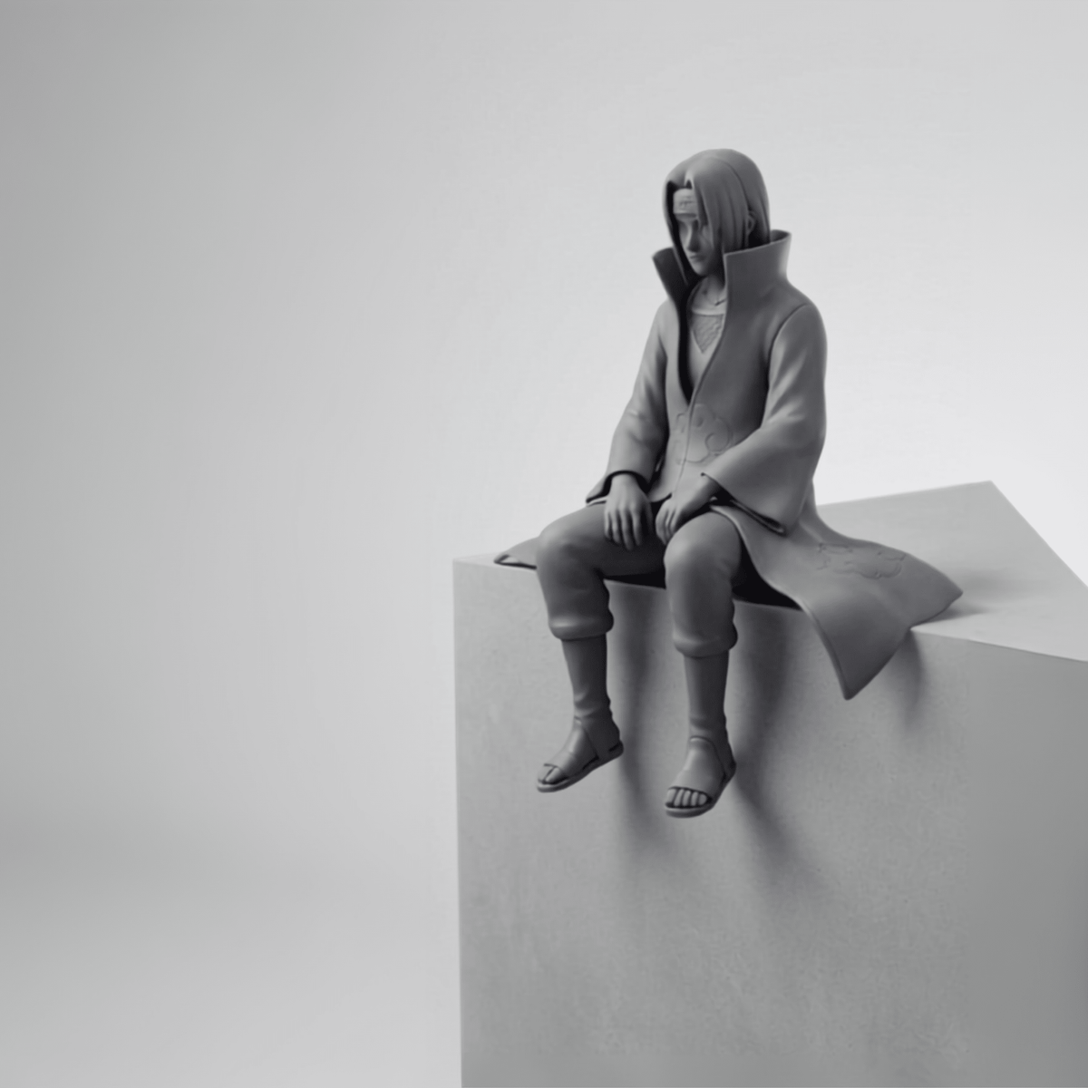 Sitting Itachi Uchiha - Shelf Sitter - Mini craftor