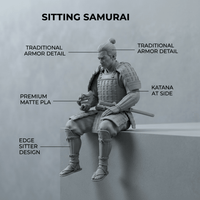 Sitting Samurai (Edge Sitter) - Mini craftor