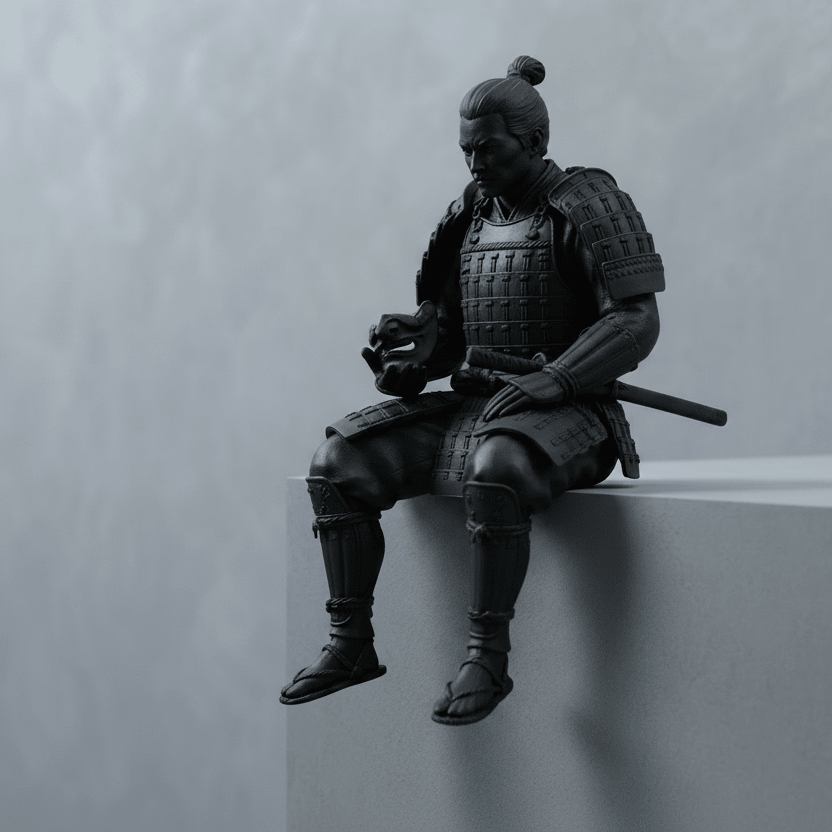 Sitting Samurai (Edge Sitter) - Mini craftor