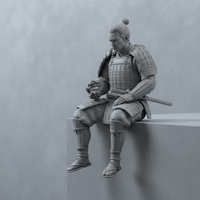 Sitting Samurai (Edge Sitter) - Mini craftor