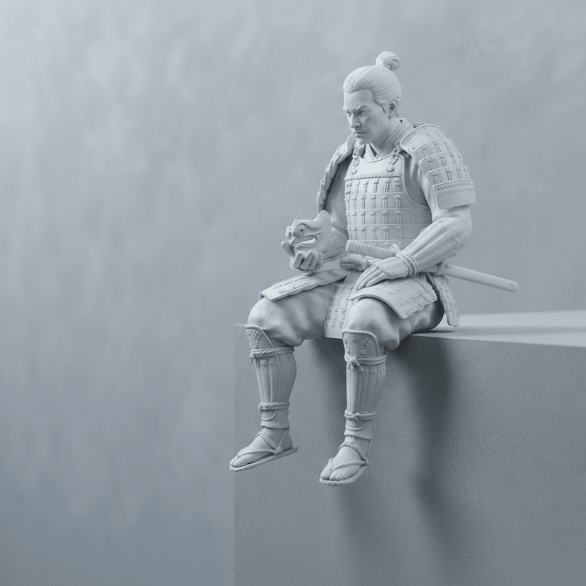 Sitting Samurai (Edge Sitter) - Mini craftor