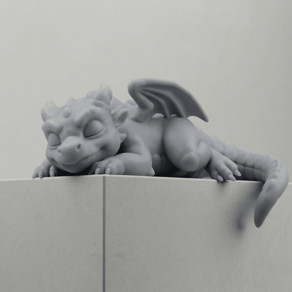 Sleeping Baby Dragon - Edge Sitter - Mini craftor