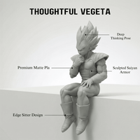 Thoughtful Vegeta - Edge Sitter - Mini craftor