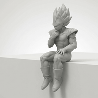 Thoughtful Vegeta - Edge Sitter - Mini craftor