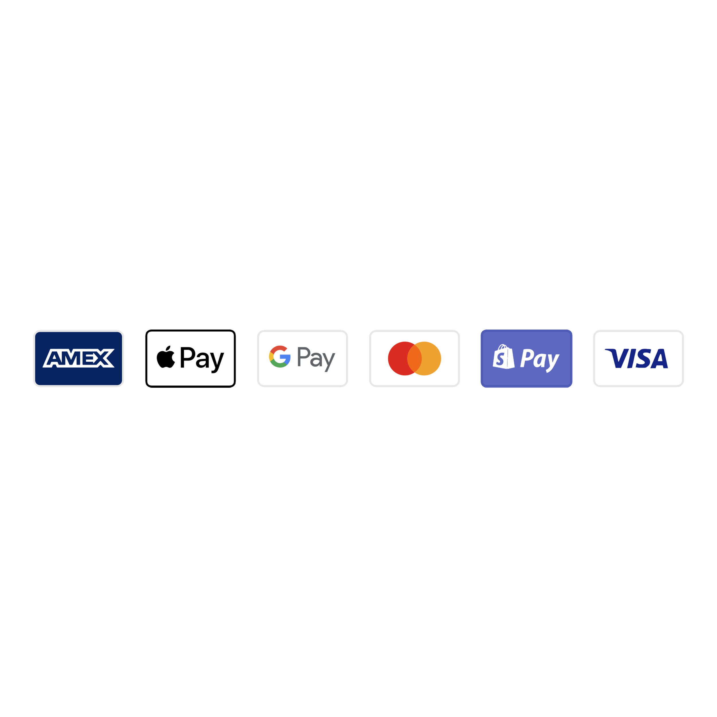 Accepted payment methods